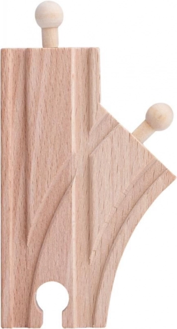 Houten treinset met hijskraan 130 stuks