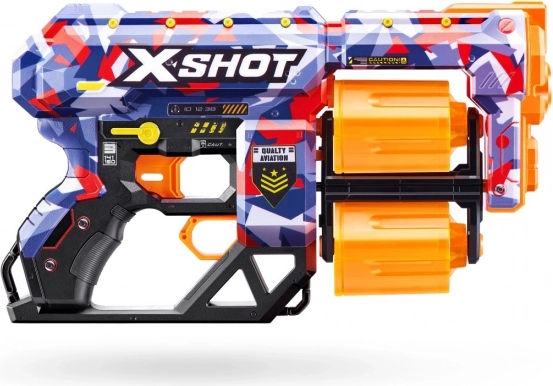 Two drum magazines = 12 rapid shots