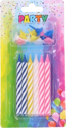 Jumbo kaarsen met houders in verschillende kleuren
