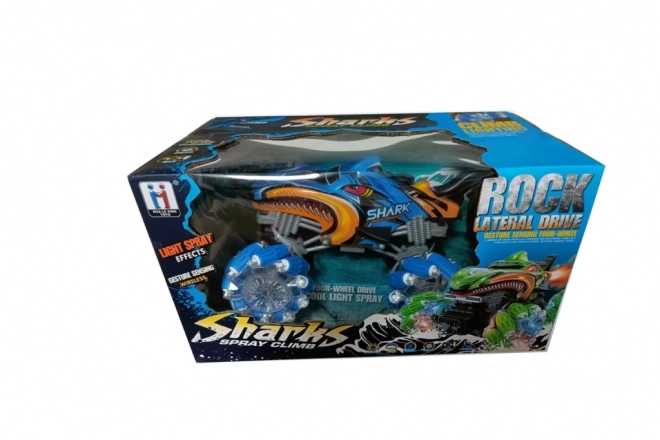 RC auto haai groen