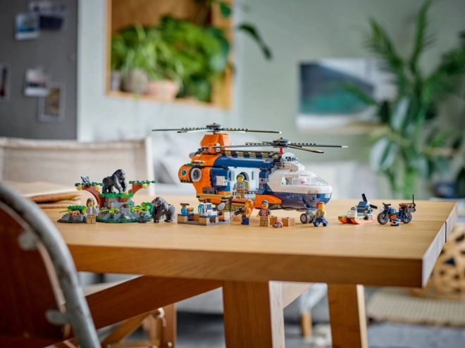 LEGO City 60437 Jungle Onderzoekshelikopter bij de Basciskamp