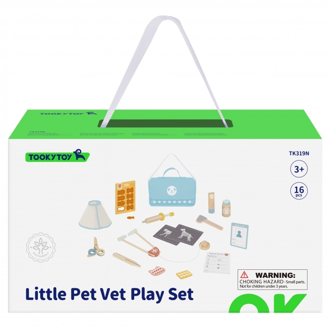 Tooky Toy ensemble vétérinaire avec sac 17 pièces