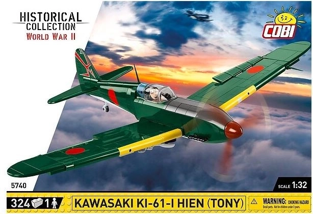 COBI 5740 II WW Kawasaki KI-61 I HIEN (Tony), 1:32, 350 st, 1 f