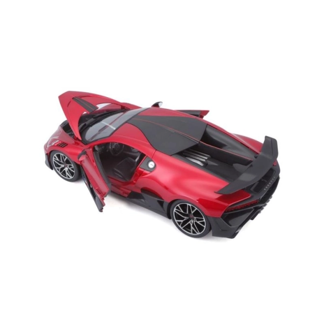 Bburago model Bugatti Divo rood 1:18