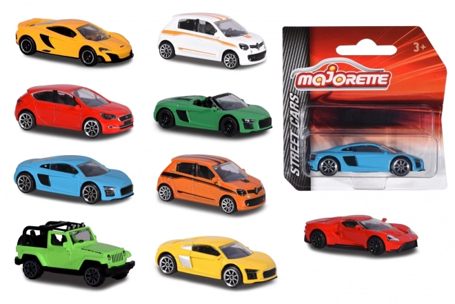 Majorette Street Cars, Metallautos