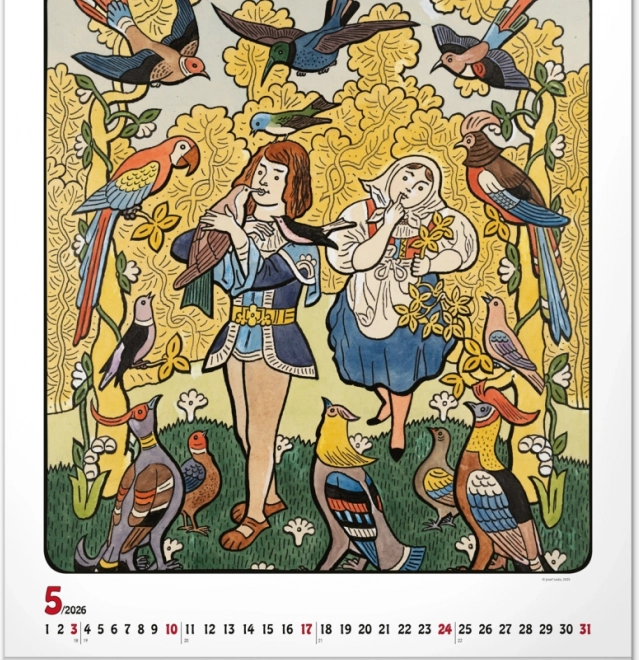 muurkalender Josef Lada 2026
