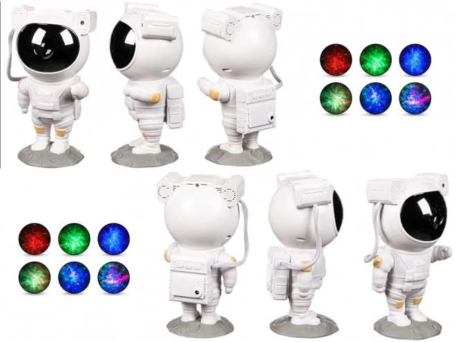 Projecteur étoilé en forme d'astronaute avec télécommande