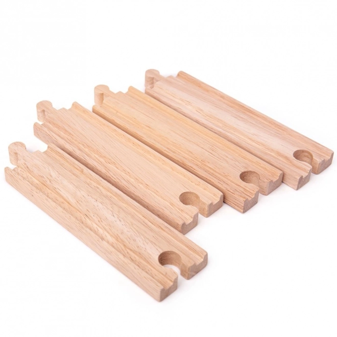 Set van lange rails (20-21 cm) voor uitbreiding van de spoorweg