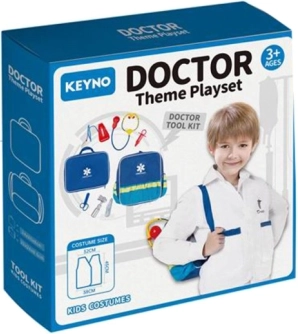 Children's Doctor Set with 7 Pieces of Accessories