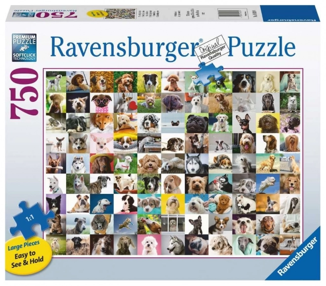 RAVENSBURGER Puzzel 99 schattige honden XL 750 stukjes