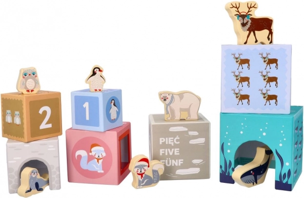 Stacking Pyramid for Little Ones – Arctic Animals