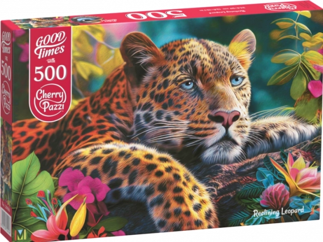 Puzzel Liggende Luipaard 500 Stukken