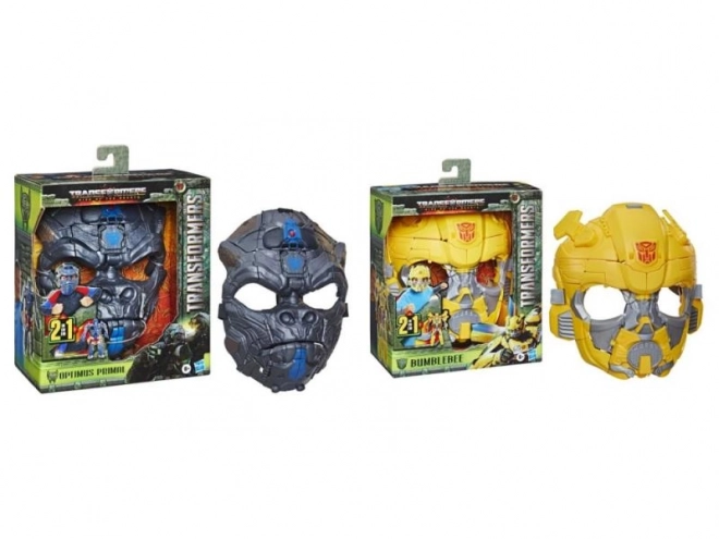 Masker en figuur Transformers 2 in 1