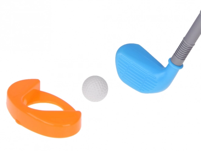 Set voor minigolf met standaard en accessoires