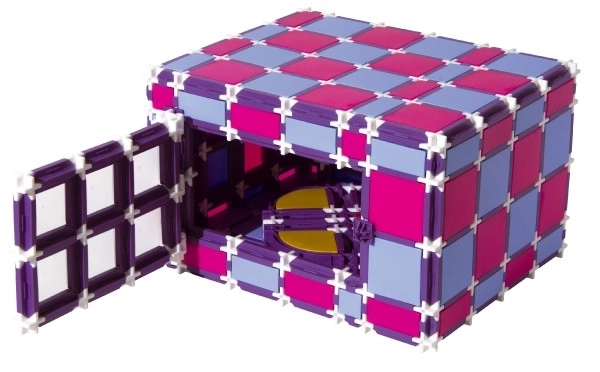 Bouwset SEVA FAMILIE Koken kookplaat+robot+magnetron plastic 682 onderdelen in doos 35x33x8,5cm