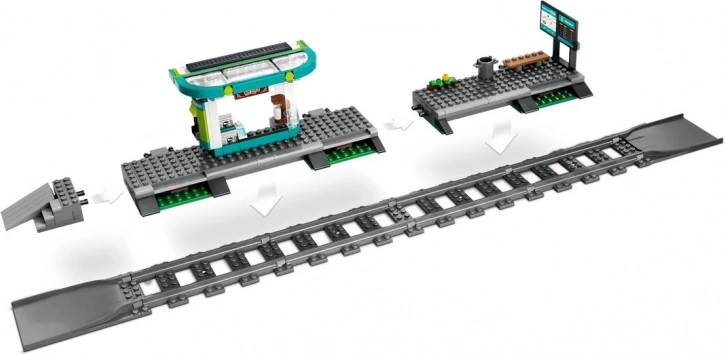 Halte met café en toegankelijke platforms