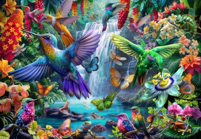 Puzzel Tropische Kolibries 1000 stukjes