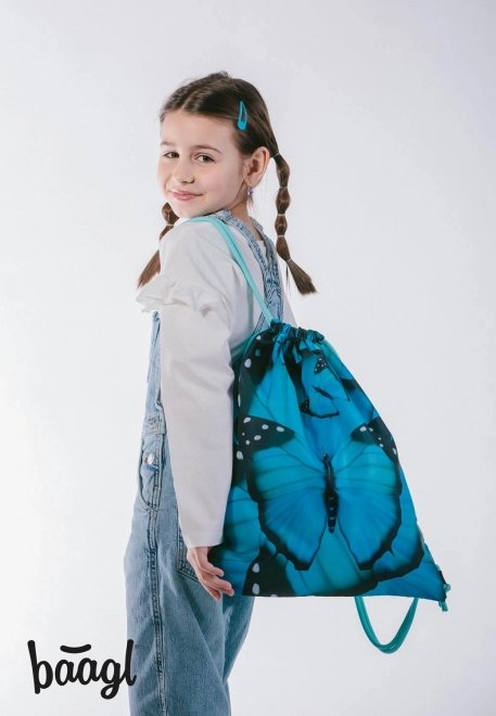 BAAGL SET 3 Ergo Butterfly: schooltas, etui, tasje