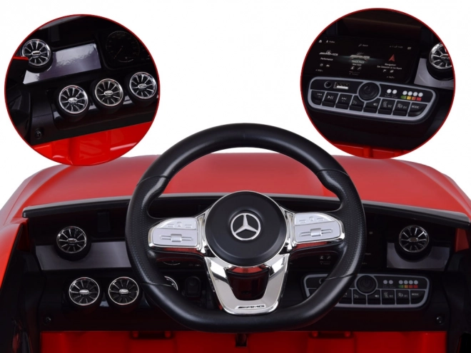 Children's Electric Car Mercedes AMG CLA 45s with Rocking Effect – Red