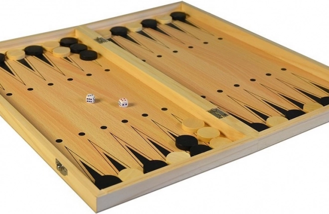 Schaakset met schaakbord 44 x 44 cm