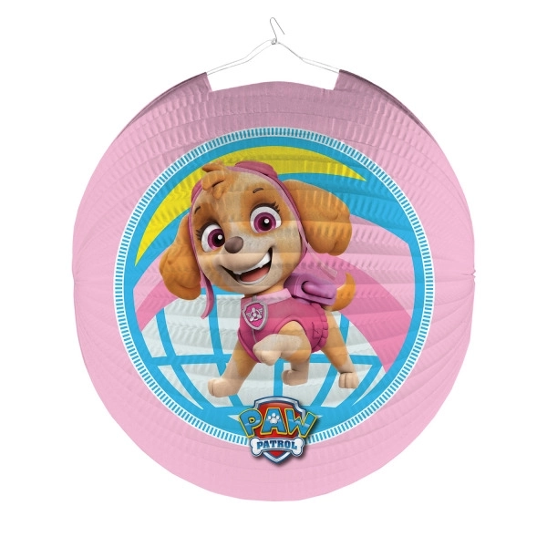 Ronde lampion Paw Patrol voor meisjes