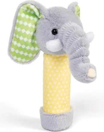 Plush Elephant Rattle BIGJIGS TOYS