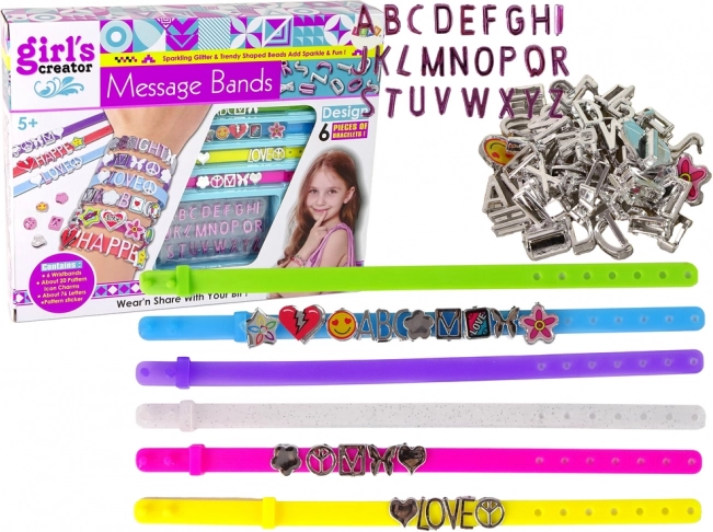 Creatieve set voor het maken van armbanden met bedels