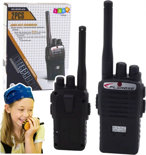Set de talkies-walkies pour enfants avec portée de 50-60 m