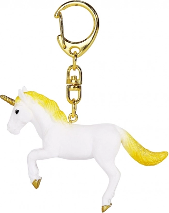 MOJO sleutelhanger springende eenhoorn met gouden details
