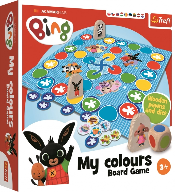 Familie spel voor kinderen Mijn Kleuren Bing van Trefl