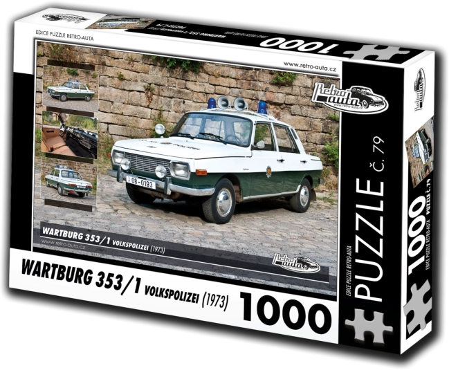 Puzzel RETRO-AUTA Wartburg 353 Volkspolizei 1000 stukjes