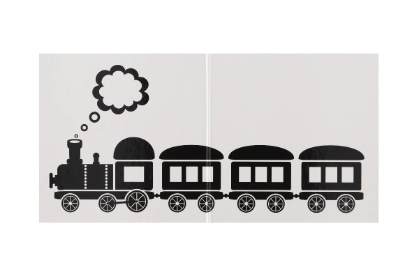 Knížka Contraste leporello Moyens de transport 15,5x15cm 0m+