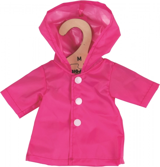 Bigjigs Toys manteau rose pour poupée