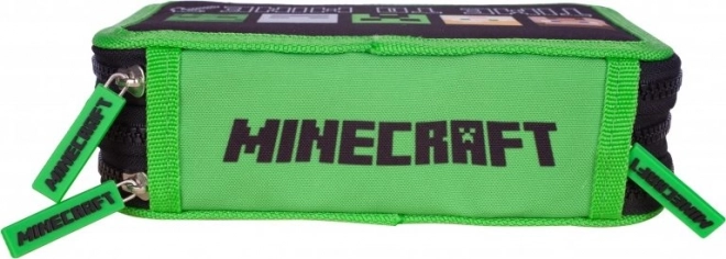Schulmäppchen Minecraft Alex und Steve dreistöckig