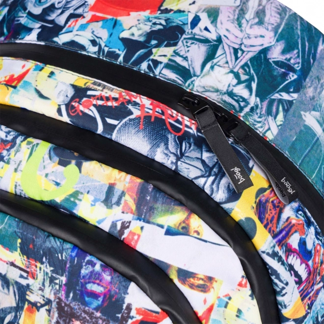 BAAGL Sac à dos scolaire Skate Batman Comics