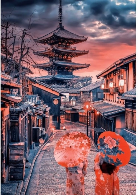 Puzzle Soir à Kyoto 500 pièces CLEMENTONI