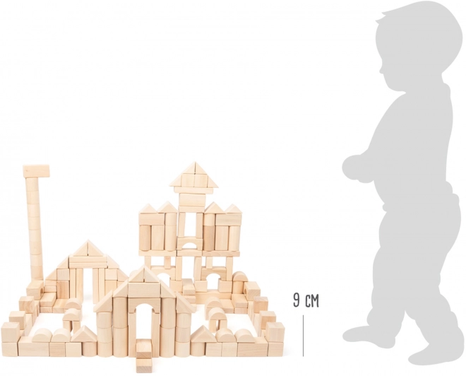 Small Foot Houten blokken 200 stuks natuurlijk