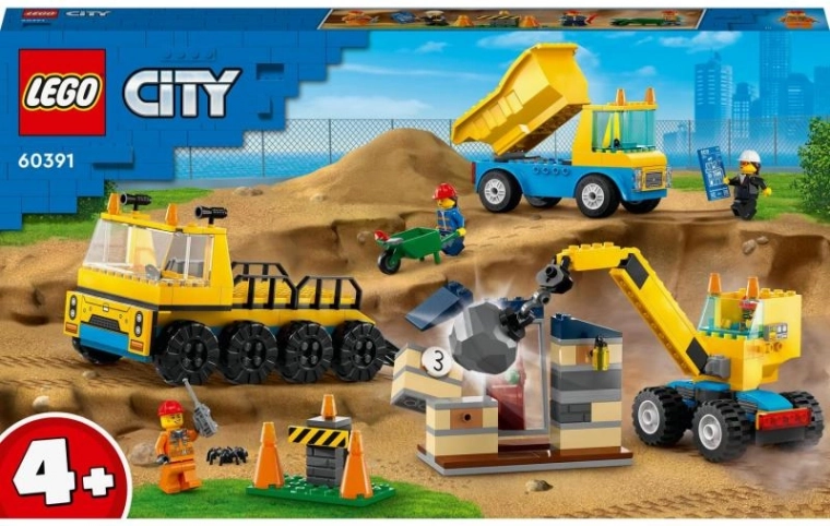 Geweldige voertuigen en accessoires voor bouwspeelplezier