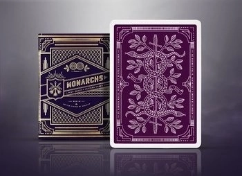 Monarchs Purple Playing Cards