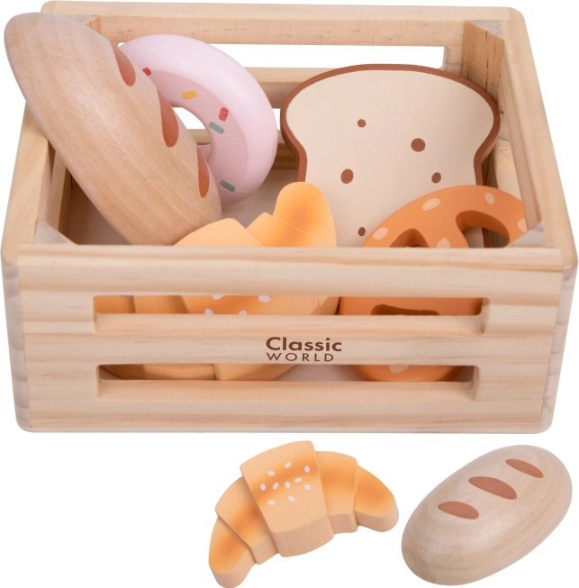 Wooden Baker's Basket Classic World