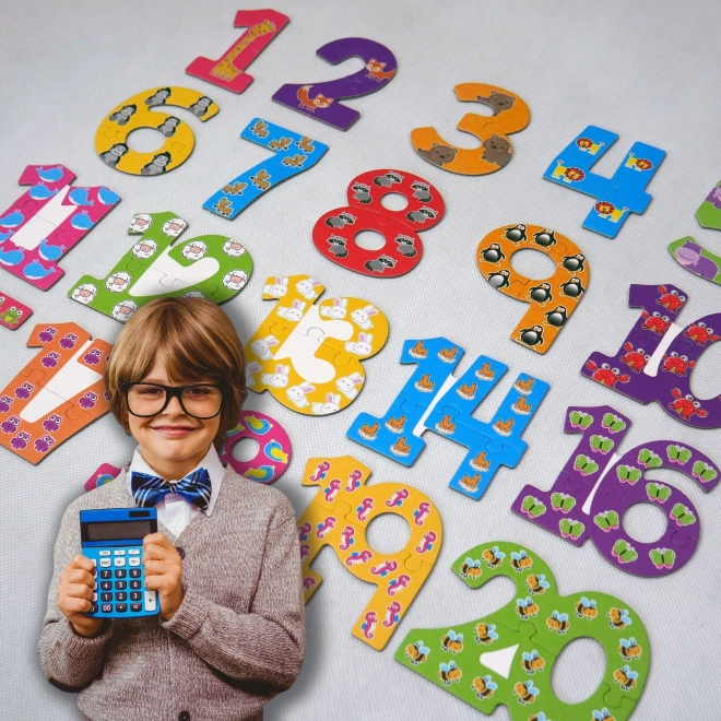 Puzzels voor de kleintjes - cijfers