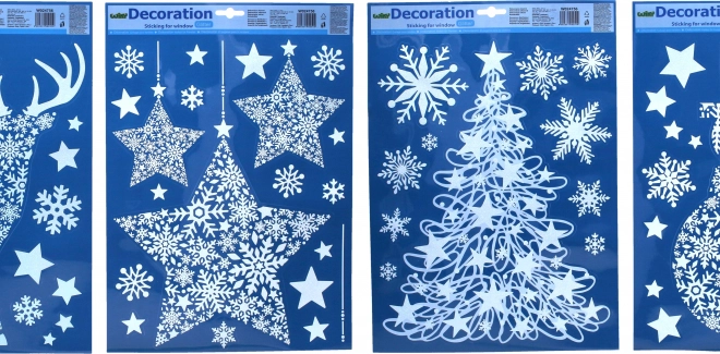 Christmas Window Decoration 41x29 cm