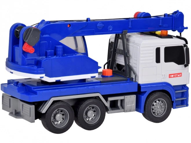 Rotating Construction Crane Toy with Lights and Sound