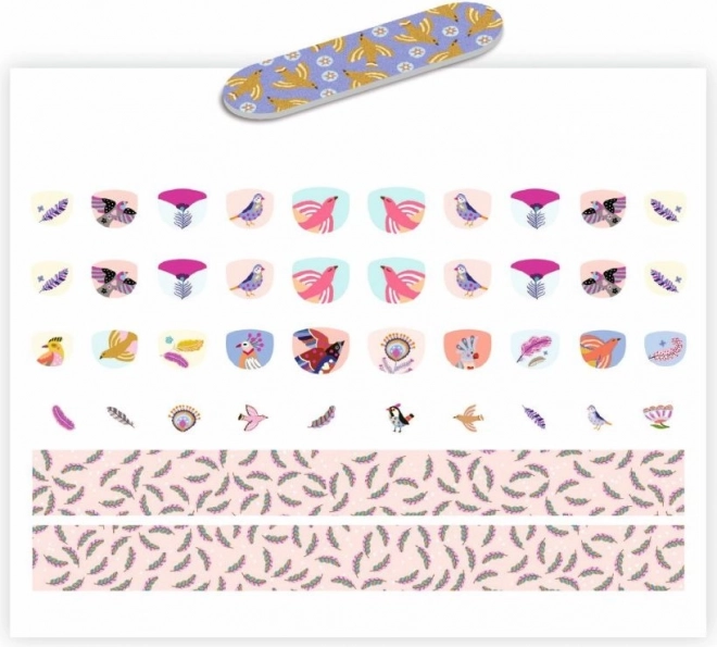 Nail Stickers Birds by Djeco