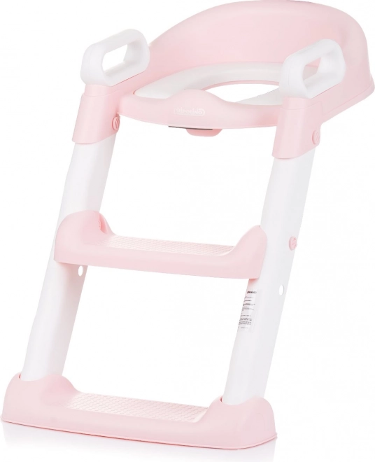 CHIPOLINO Toiletbril met ladder Skippy – roze