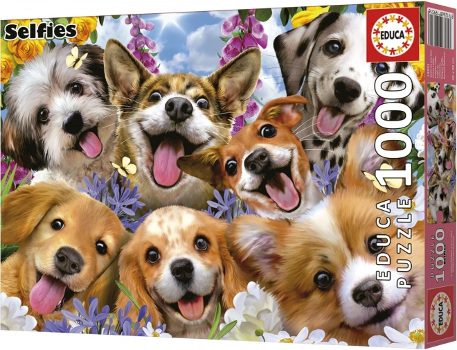 Educa puzzle Selfie Puppies 1000 pieces