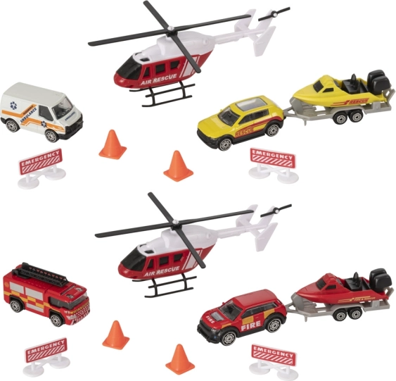 Gegoten helikopter met realistische details