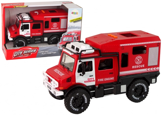 Firefighting Off-Road Vehicle with Opening Doors