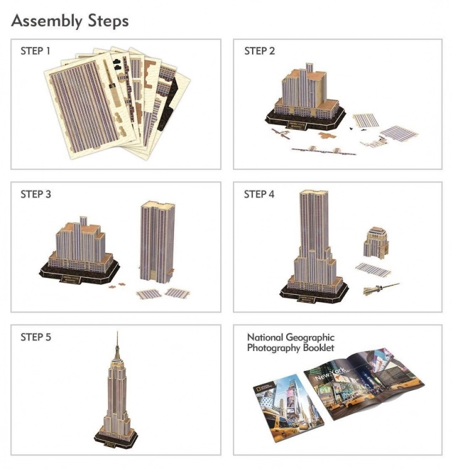 3D puzzel Empire State Building N.G.