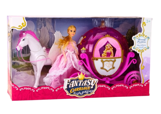 Prinses in roze jurk